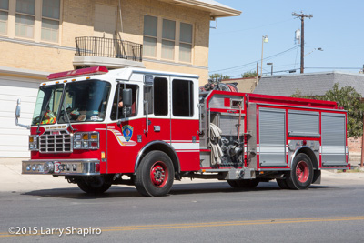 San Antonio FIre Department apparatus fire trucks Engine 3 Ferrara Inferno fire engine Larry Shapiro photographer shapirophotography.net